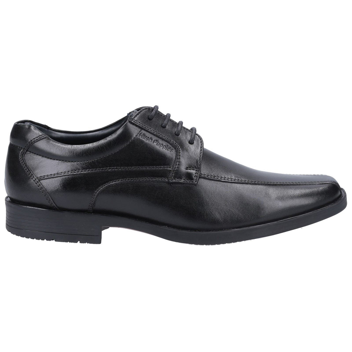 Hush Puppies Brandon Leather Men's Black Lace-Up Shoes
