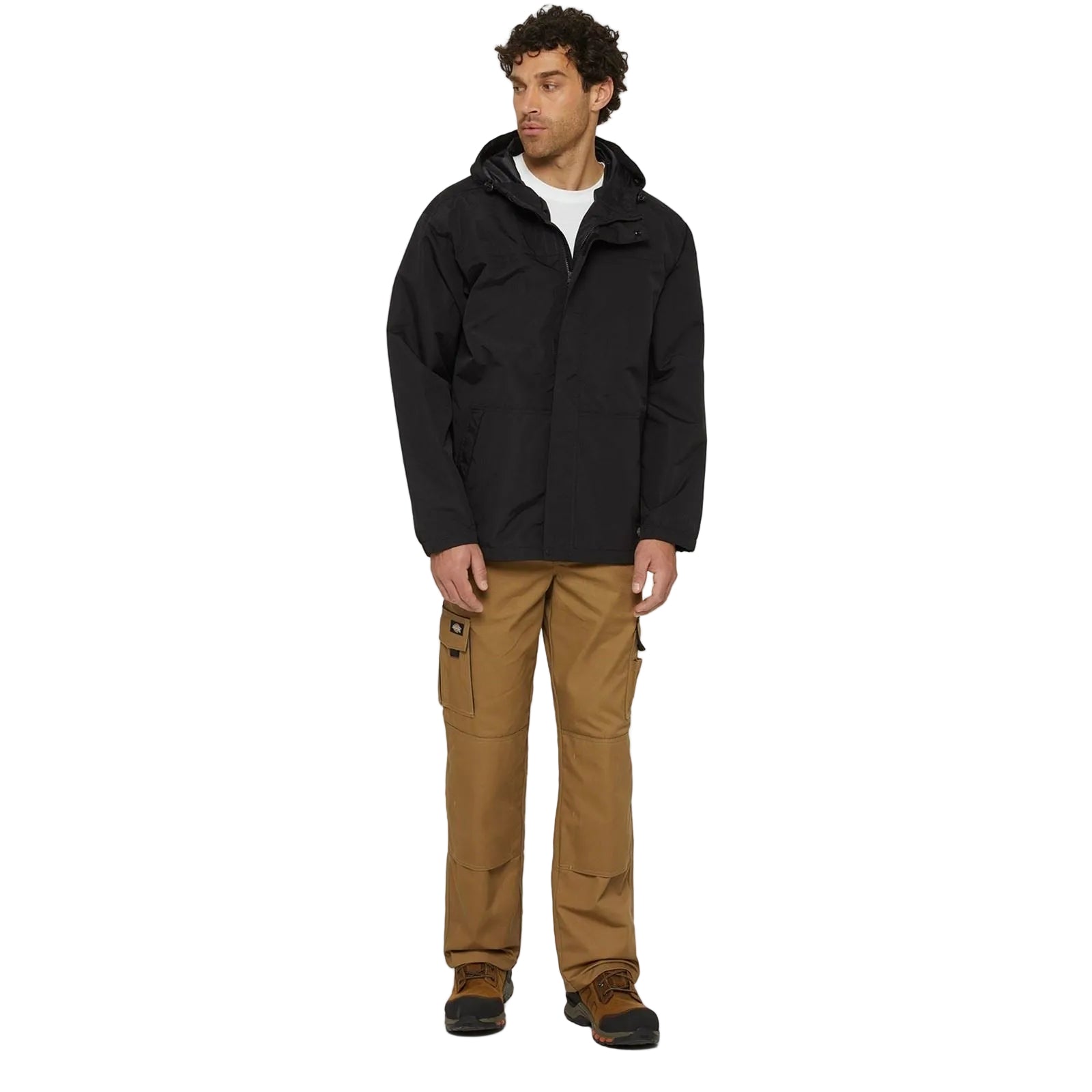 Dickies Waterproof Men's Black Rain Jacket