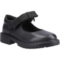 Hush Puppies Astrid Bow Leather Youth Girl's Black Shoes