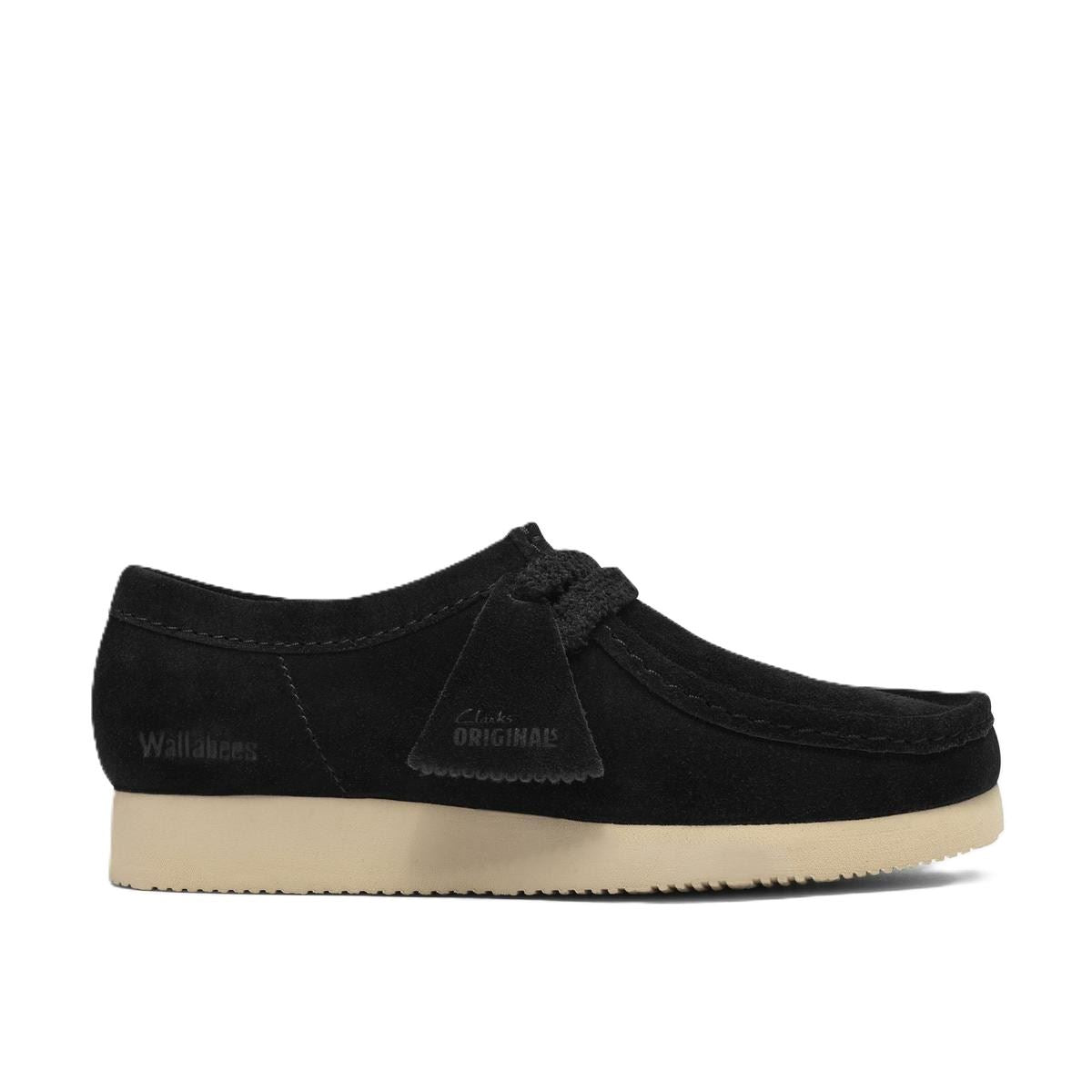 Clarks Originals Wallabee Lite Suede Women's Black Shoes