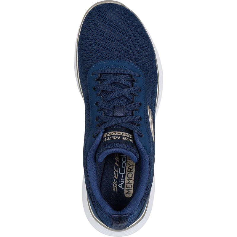 Skechers Flex Appeal 5.0 Uptake Textile Women's Navy/Gold Trainers