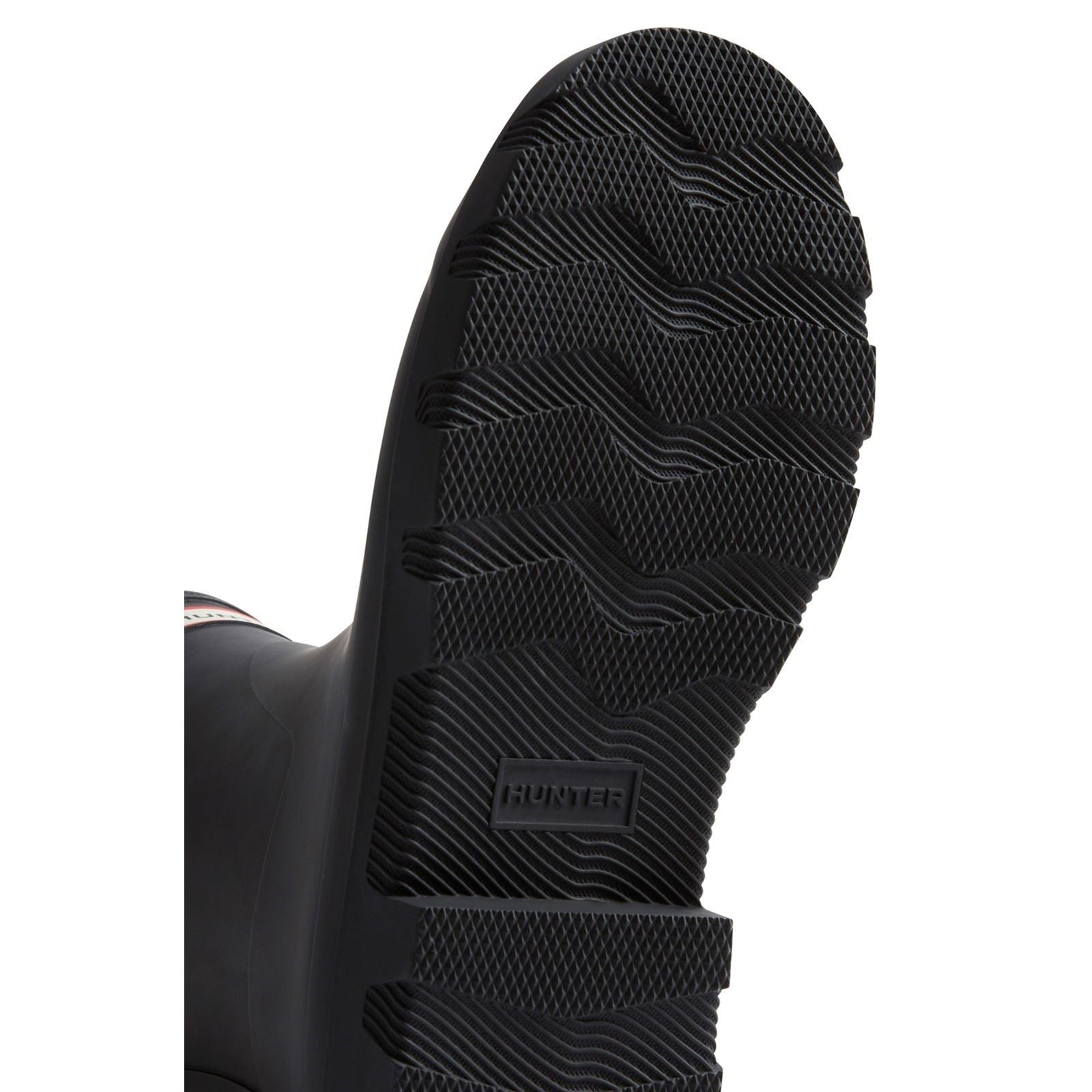 Hunter Downpour Short Boot Rubber Men's Black Wellington Boots