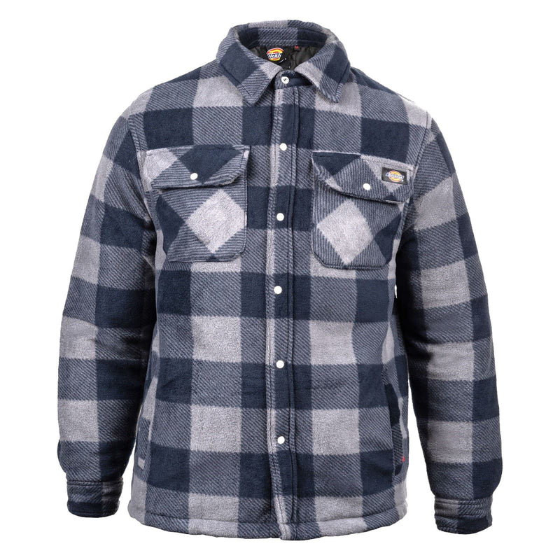 Dickies Portland Synthetic Men's Blue Casual Shirt