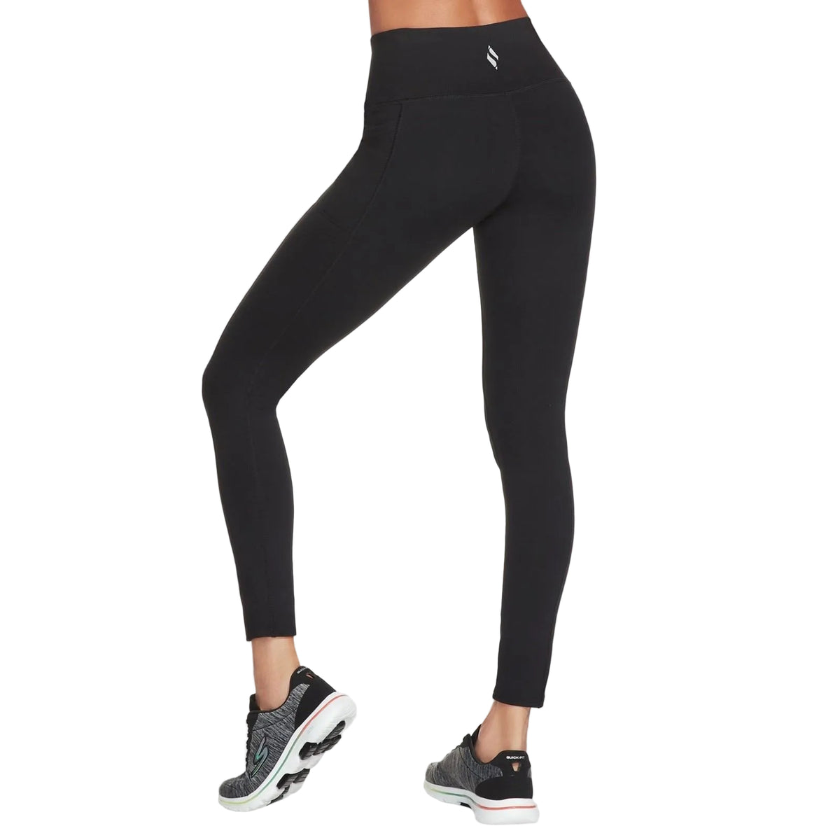 Skechers GOWALK FL HW Legging Nylon Women's Black Sports Leggings
