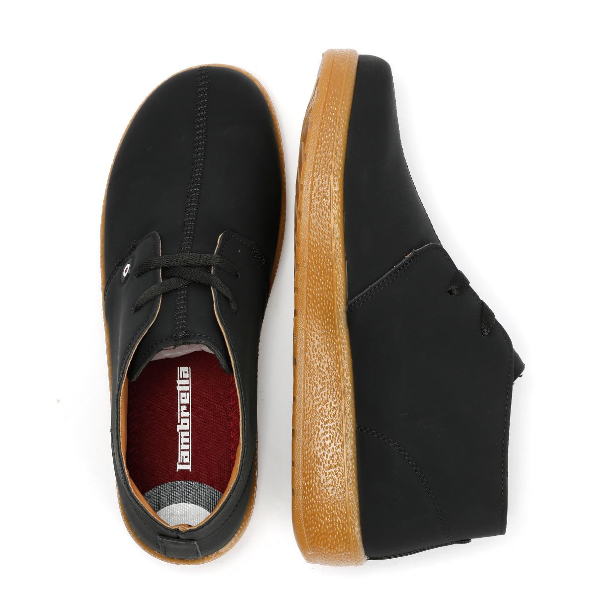 Lambretta Pinto Men's Black Boots