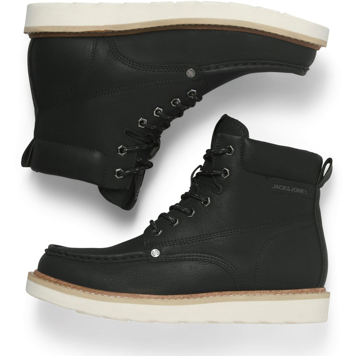 Jack & Jones Archway Moc Polyurethane Men's Anthracite Ankle Boots