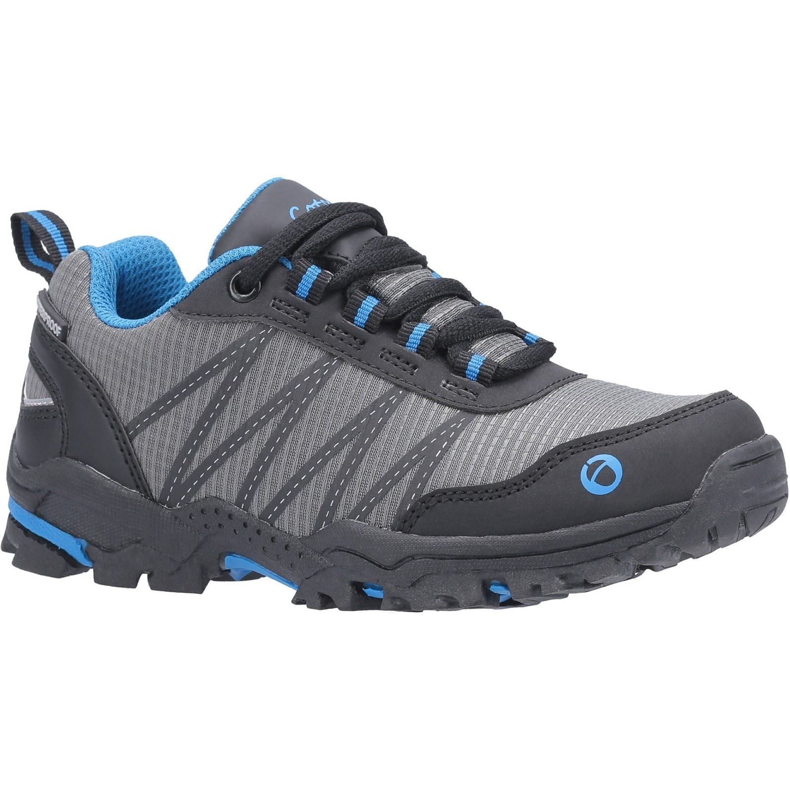 Cotswold Littledean Nylon Boy's Blue/Grey Hiking Shoes
