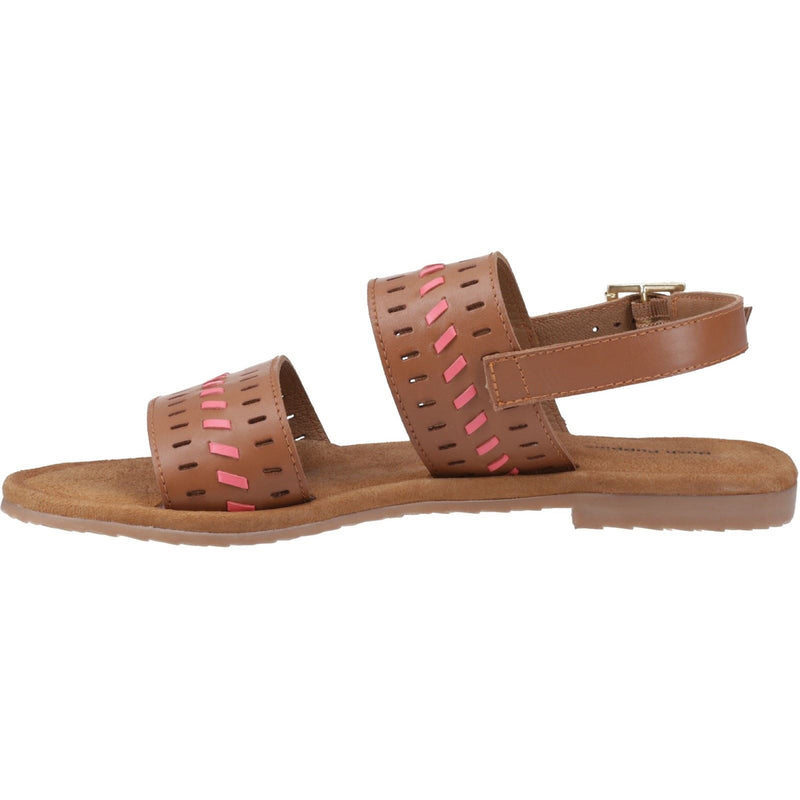 Hush Puppies Hadley Leather Women's Tan Sandals