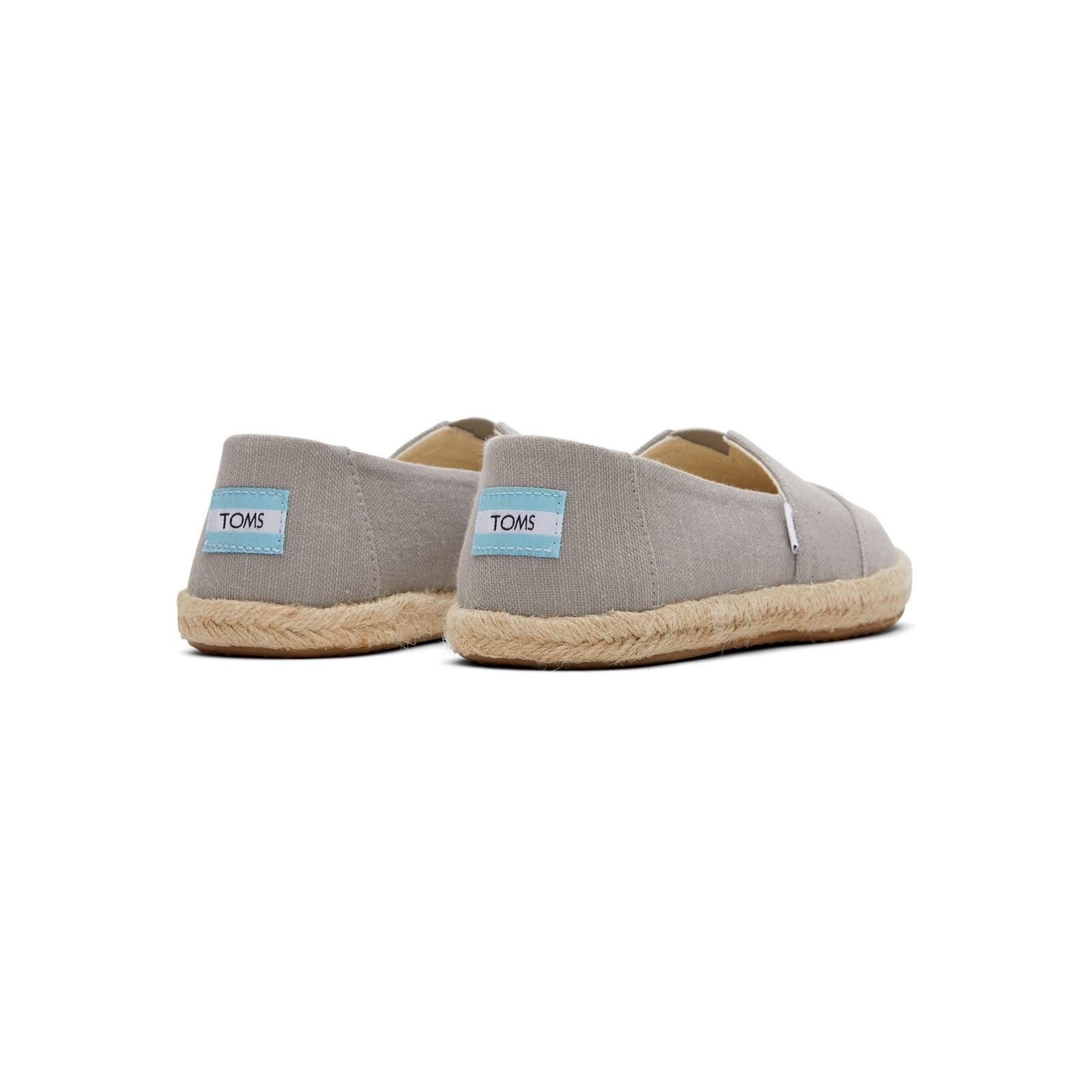 TOMS Alpargata Rope 100% Cotton Women's Drizzle Grey Espadrilles