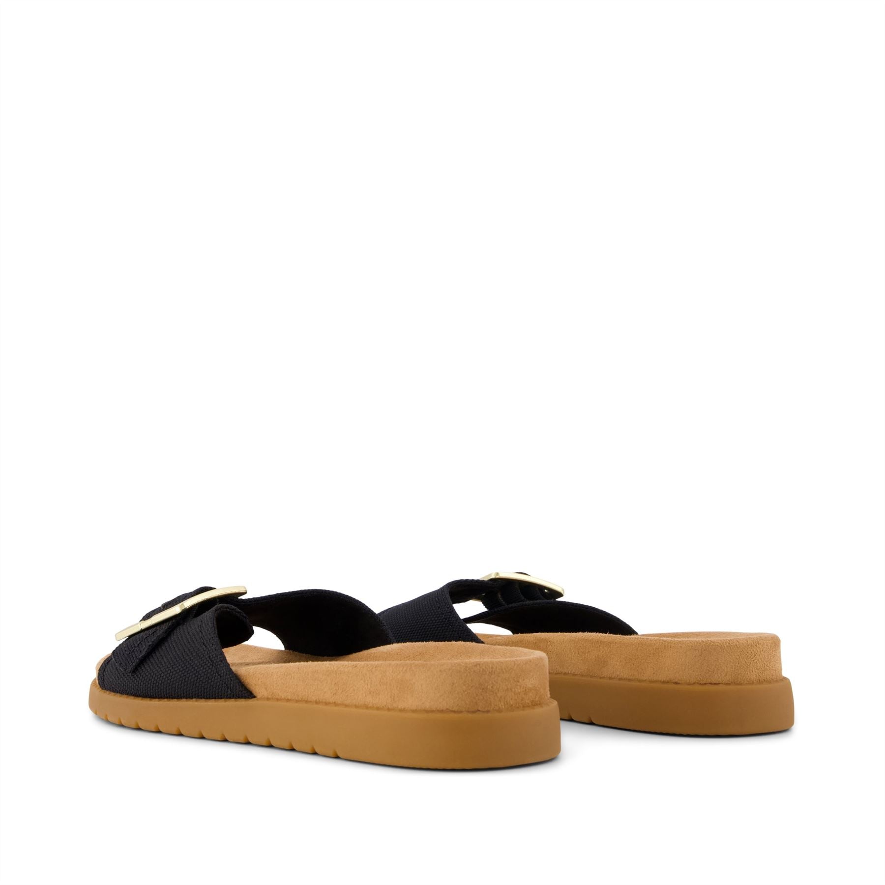 TOMS Marin Slide Canvas Women's Black Sandals