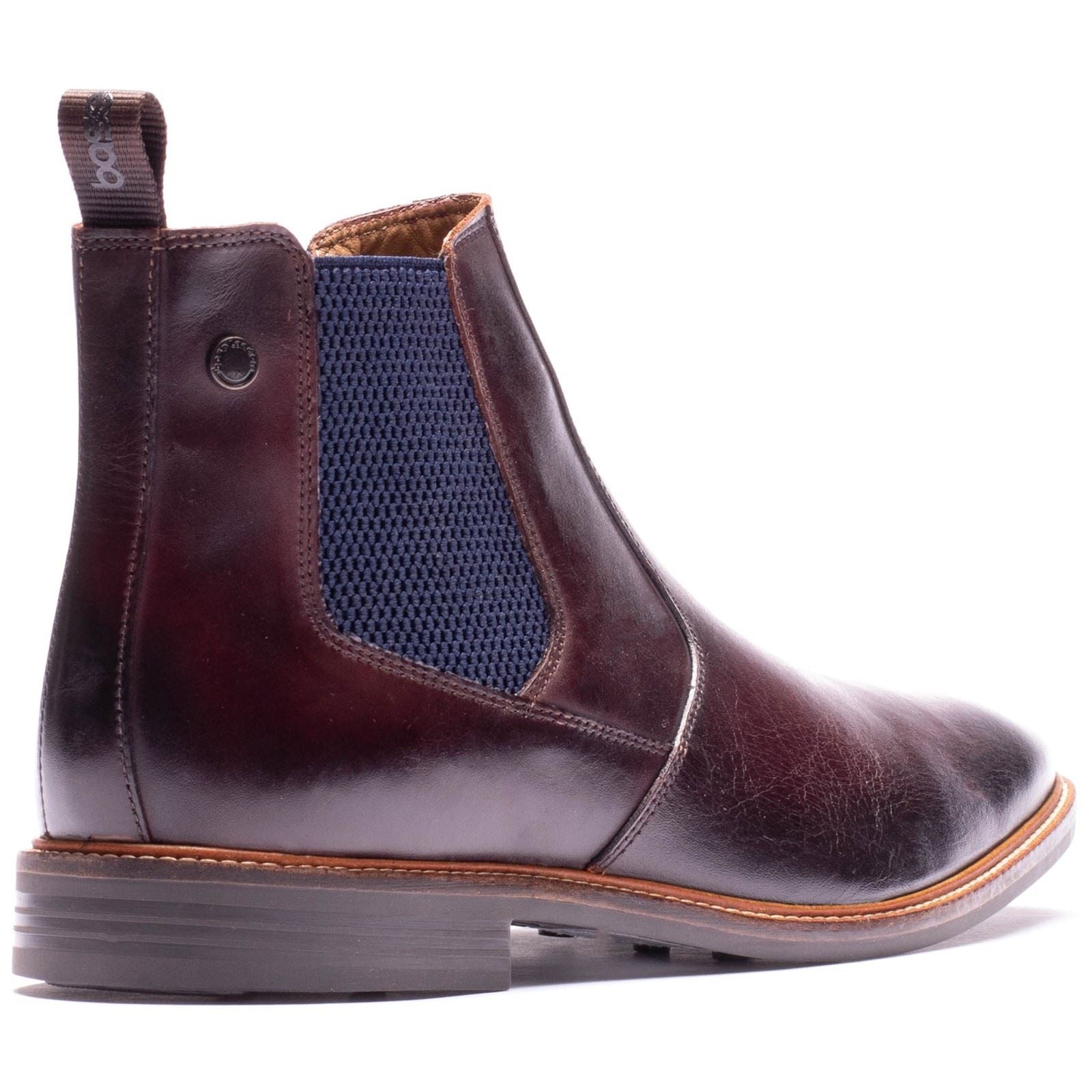 Base London Kensington Leather Men's WASHED BROWN Boots