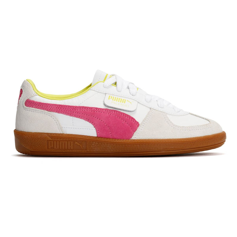Puma Palermo Leather Women's White/Pink Trainers