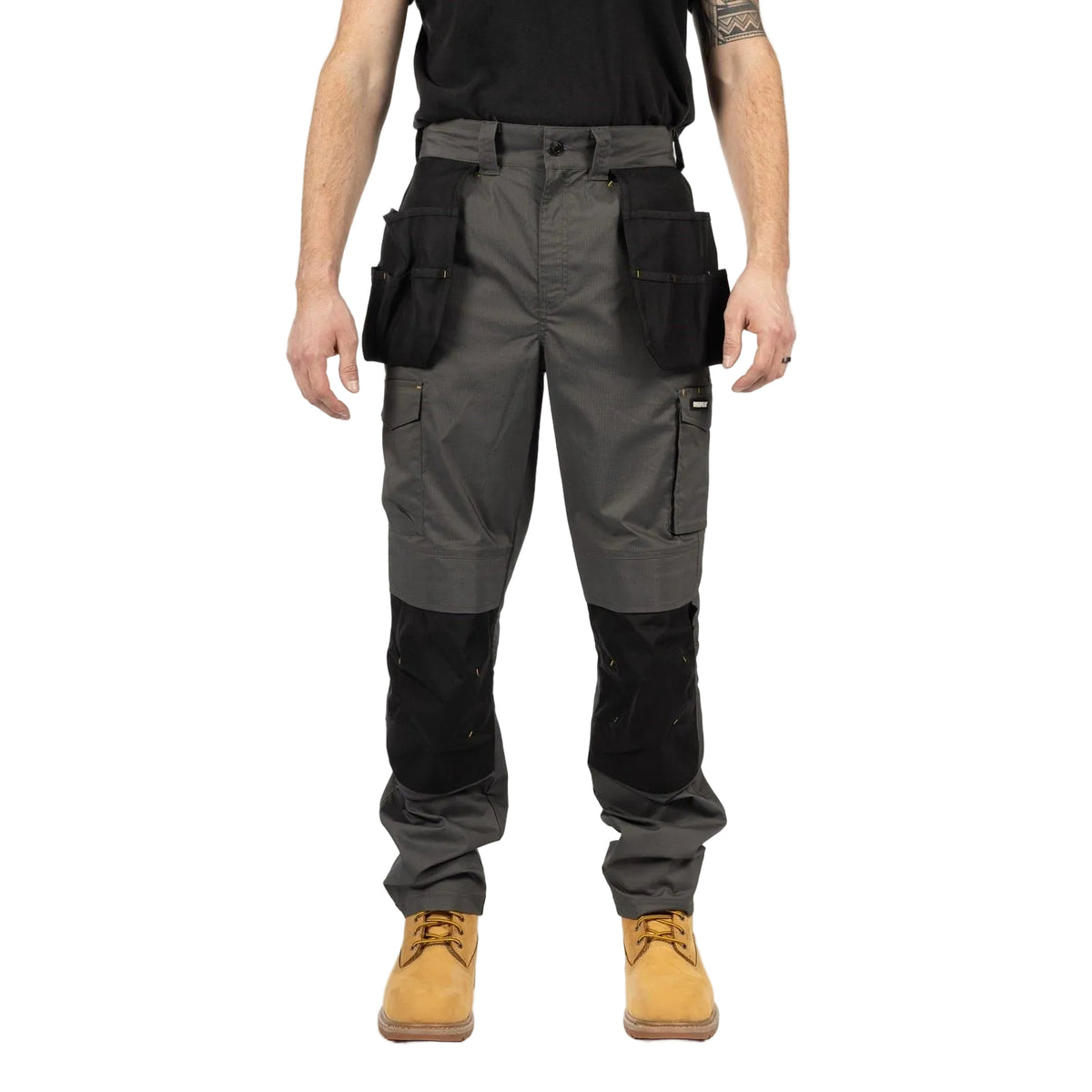 Caterpillar Nexus Holster Stretch Pocket Cotton Men's Grey Outdoor Trousers