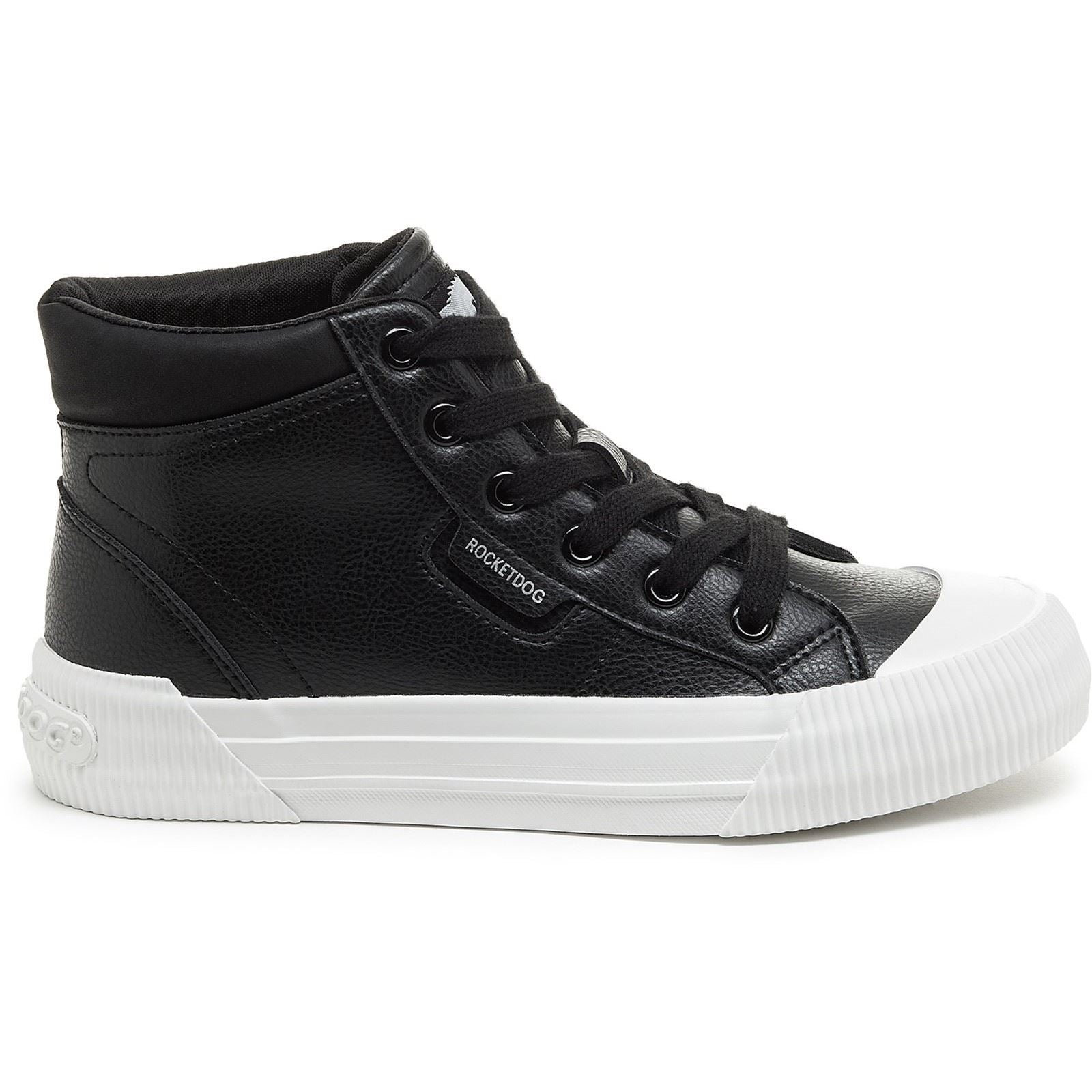 Rocket Dog Cheery Hi Synthetic Women's Black Trainers