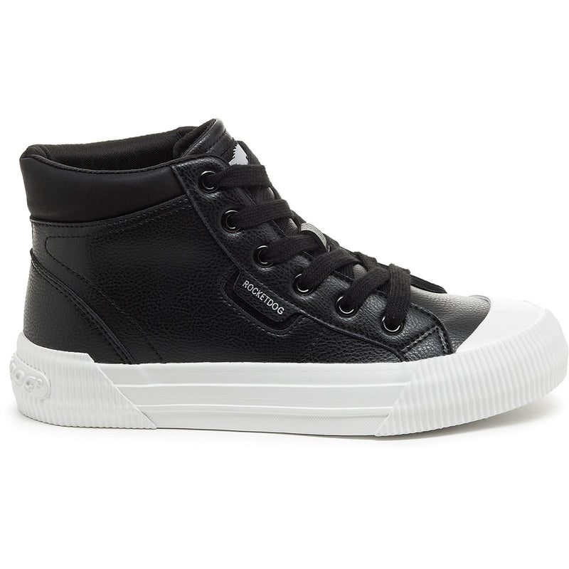 Rocket Dog Cheery Hi Synthetic Women's Black Trainers