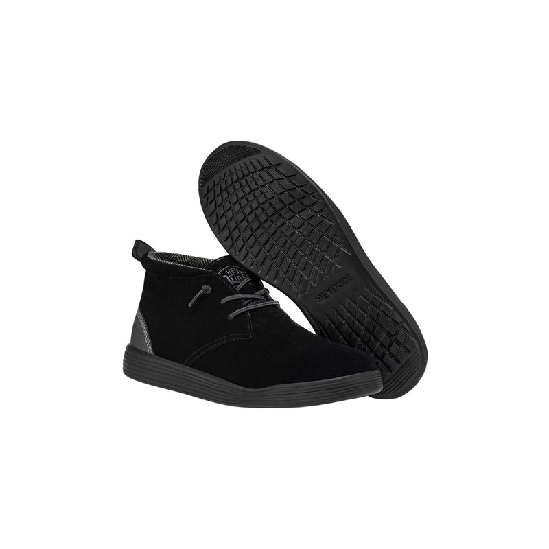 HEYDUDE Jo Suede Men's Jet Black Boots