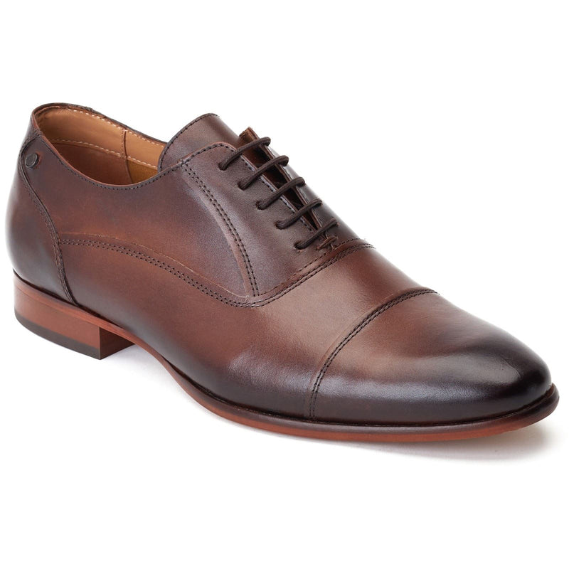 Base London Angelo Leather Men's Brown/Black Oxford Shoes
