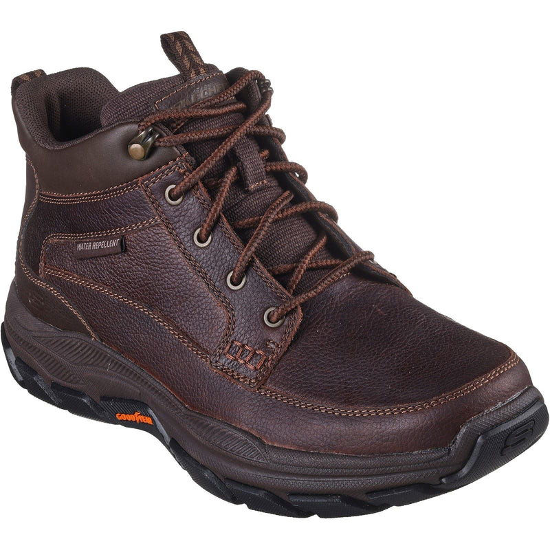 Skechers Respected Boswell Synthetic Men's Red/Brown Hiking Boots
