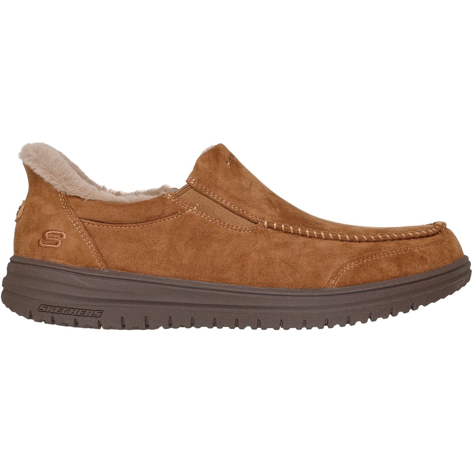Skechers Murette Scofield Textile Men's Chestnut Slippers
