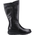 Hush Puppies Luna Leather Women's Black Boots