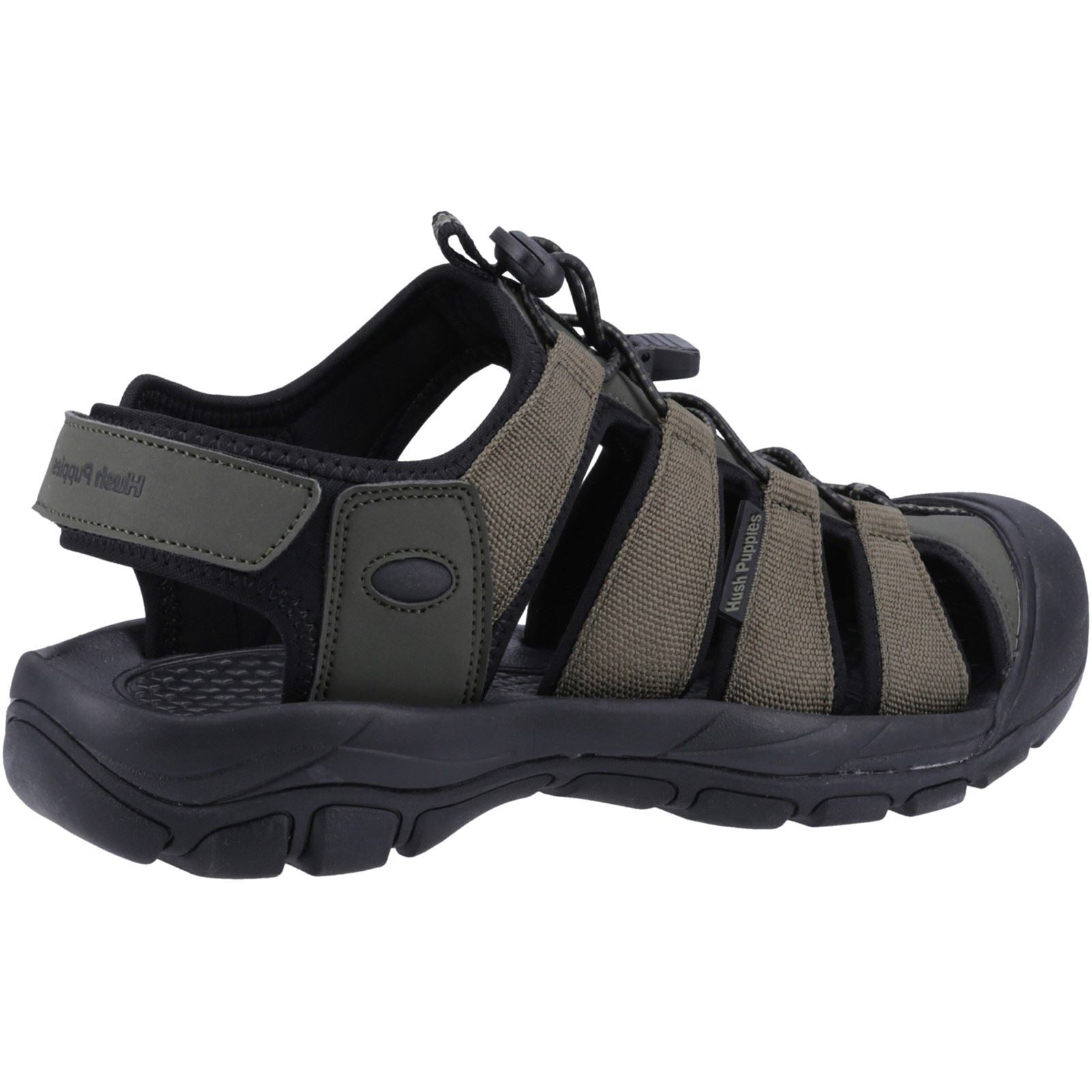 Hush Puppies Peru Synthetic/Webbing Men's Khaki Sandals