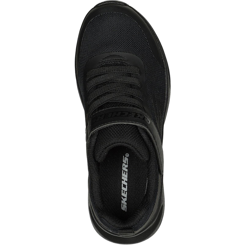 Skechers Dynamatic Textile Junior Black Trainers