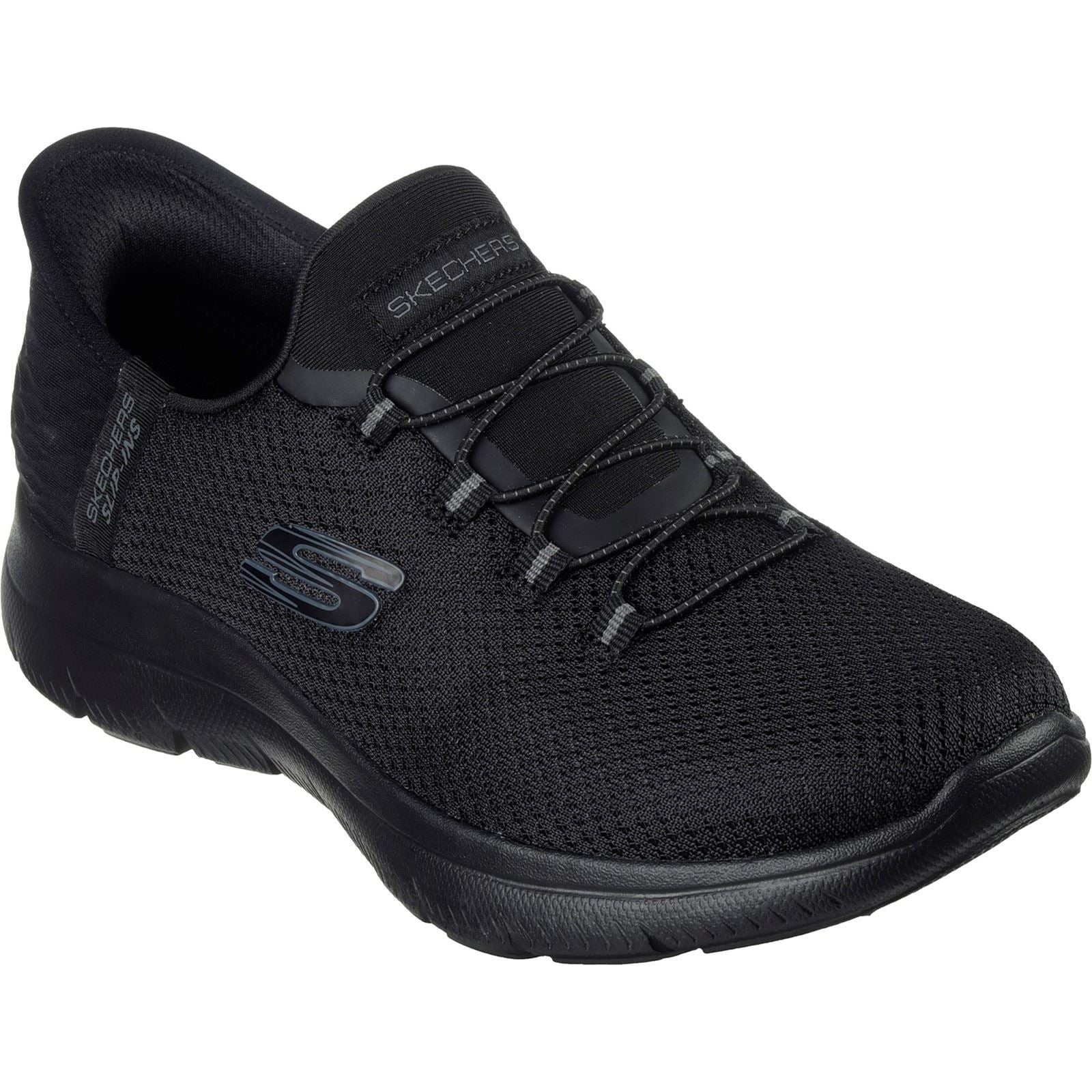 Skechers Summits - Diamond Dream Textile Women's Black Trainers