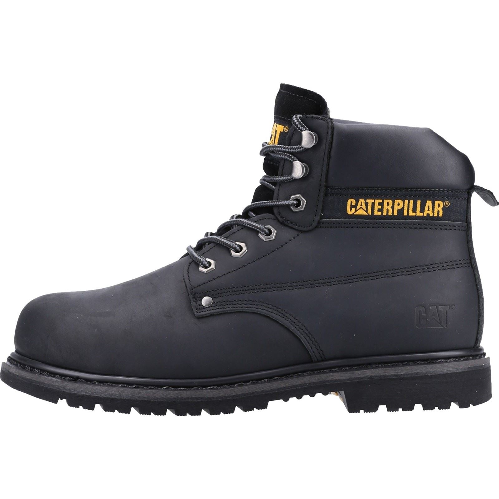 Caterpillar Powerplant S3 Nubuck Black Safety Boots