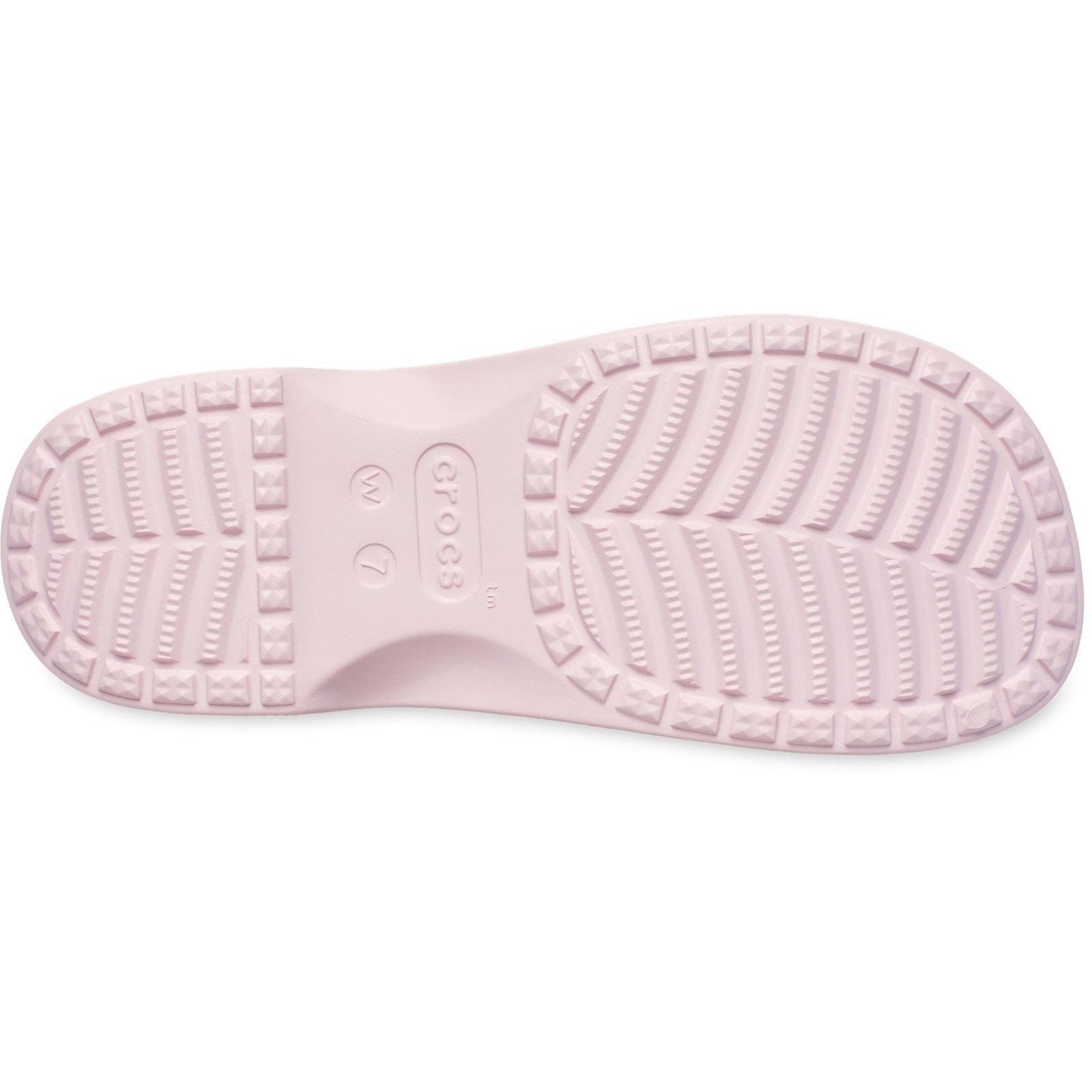 Crocs Classic Cross Strap Synthetic Women's Pink Milk Sandals