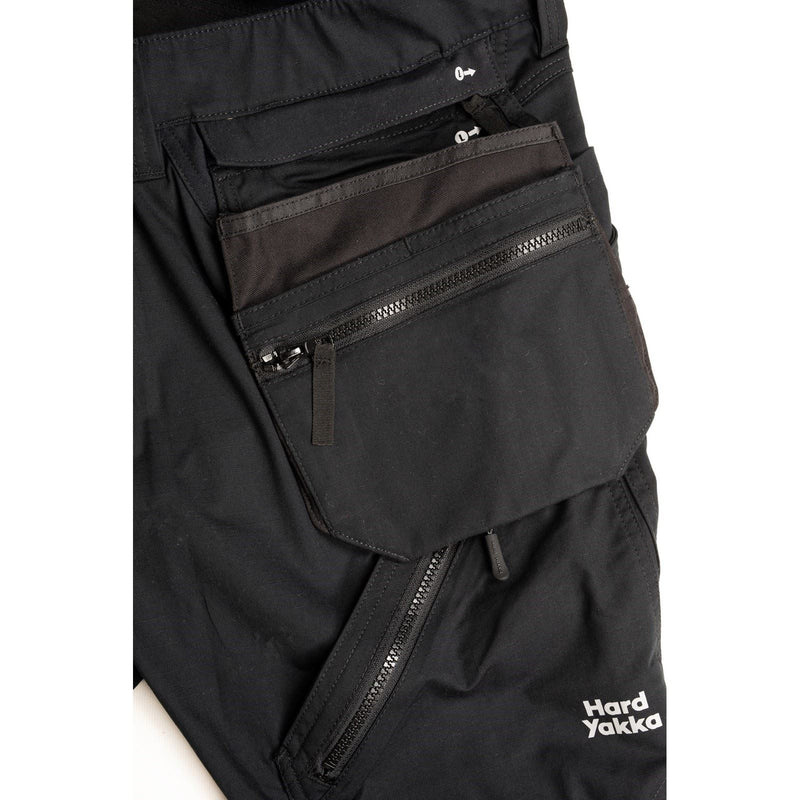 Hard Yakka Raptor Cuff Cotton Men's Black Outdoor Trousers