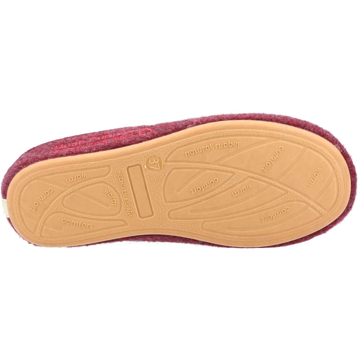 Hush Puppies The Good 90% Recycled RPET Synthetic Women's Burgundy Slippers