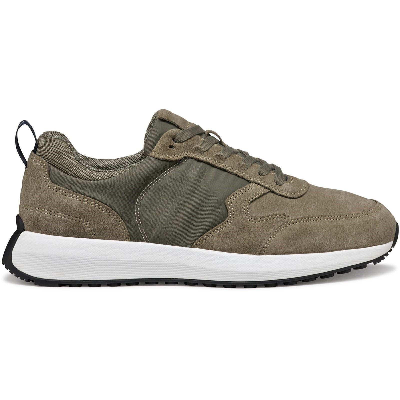 Geox U VOLPIANO Leather Men's Sage Trainers