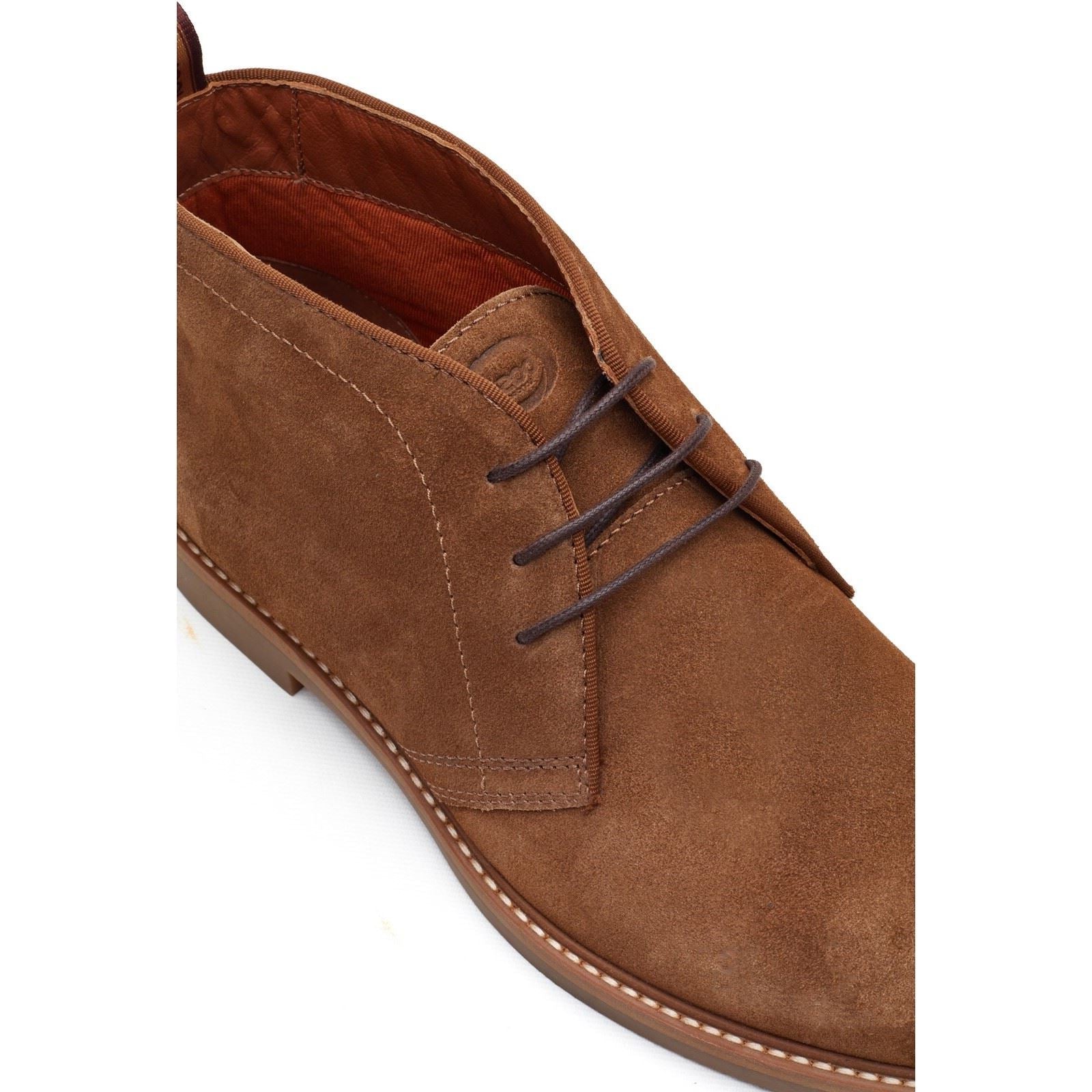 Base London Carlton Chukka Leather Men's Ginger Boots