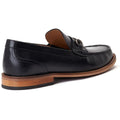 Base London Madison Leather Men's Black Loafers
