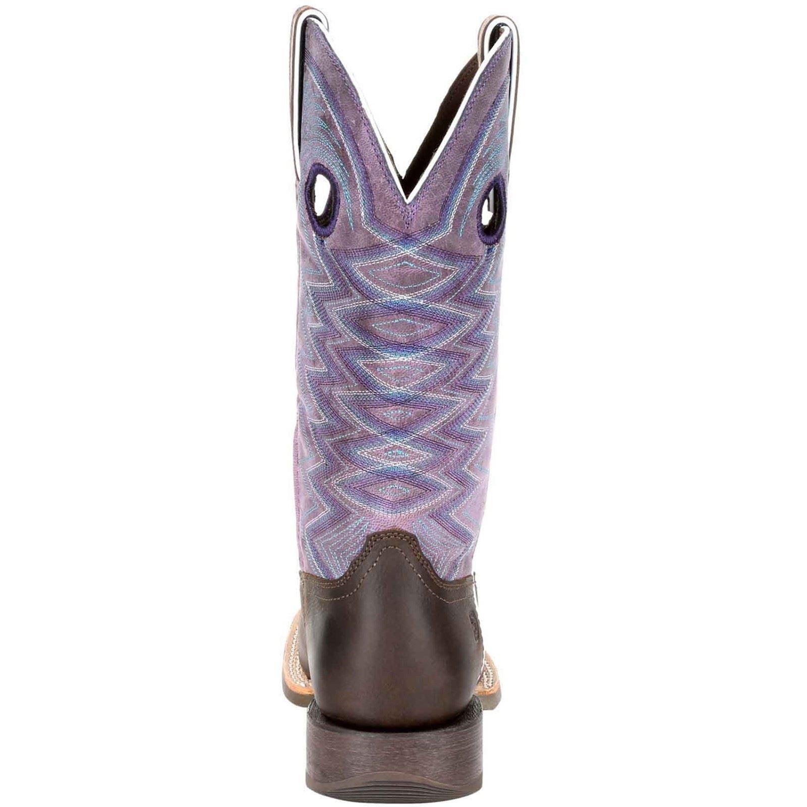 Durango Lady Rebel Pro Leather Women's Dark Earth/Amethyst Boots