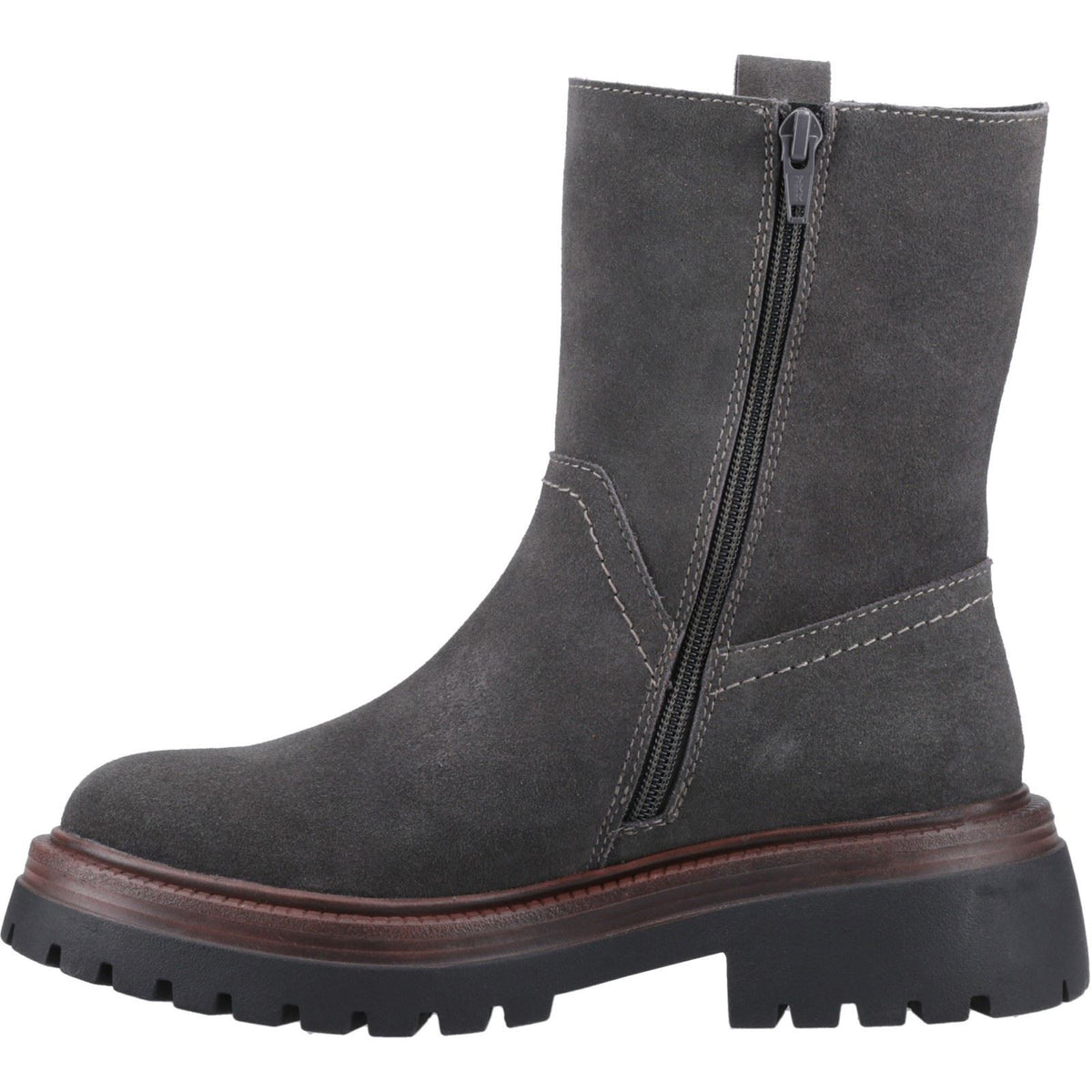 Hush Puppies Rebecca Suede Women's Charcoal Boots