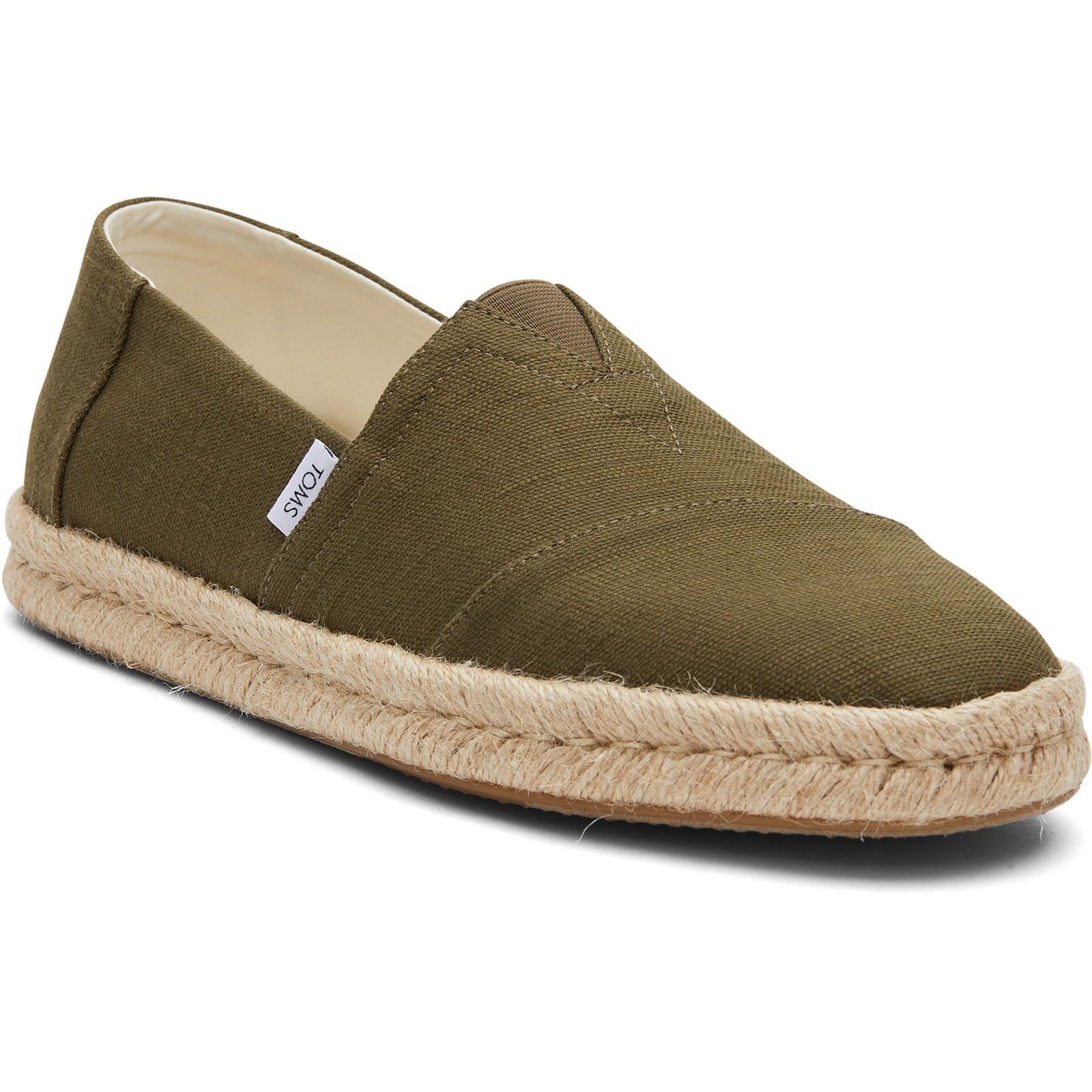 TOMS Alpargata Rope 2.0 Shoe Cotton Men's Olive Espadrilles