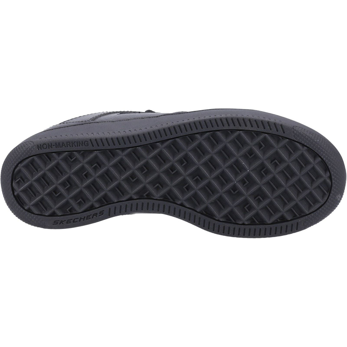Skechers Sport Court 92 Polyurethane Kids Black Trainers