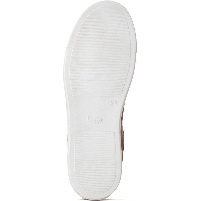 Base London Tucker Leather Men's Burnt Tan Trainers