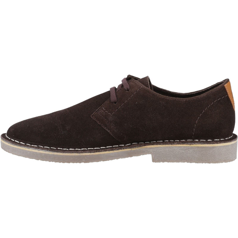 Hush Puppies Scout Suede Men's Chocolate Lace-Up Shoes