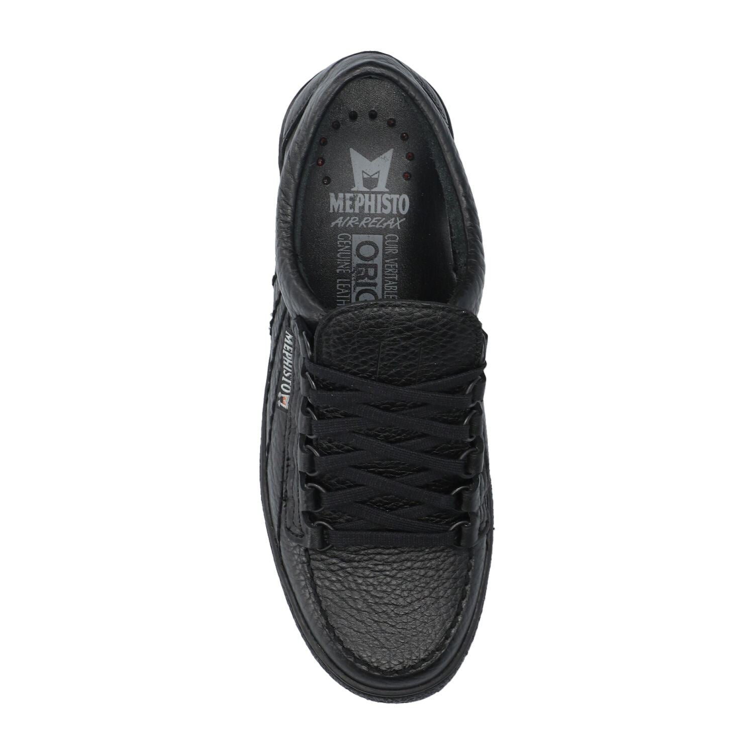 Mephisto Rainbow Mamouth 714 Leather Men's Black Shoes