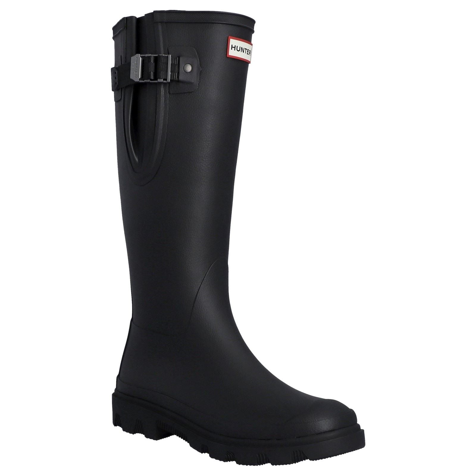 Hunter Downpour Rubber Black Wellington Boots