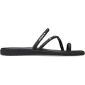 Crocs Miami Studded Toe Loop Thermoplastic Women's Black Sandals