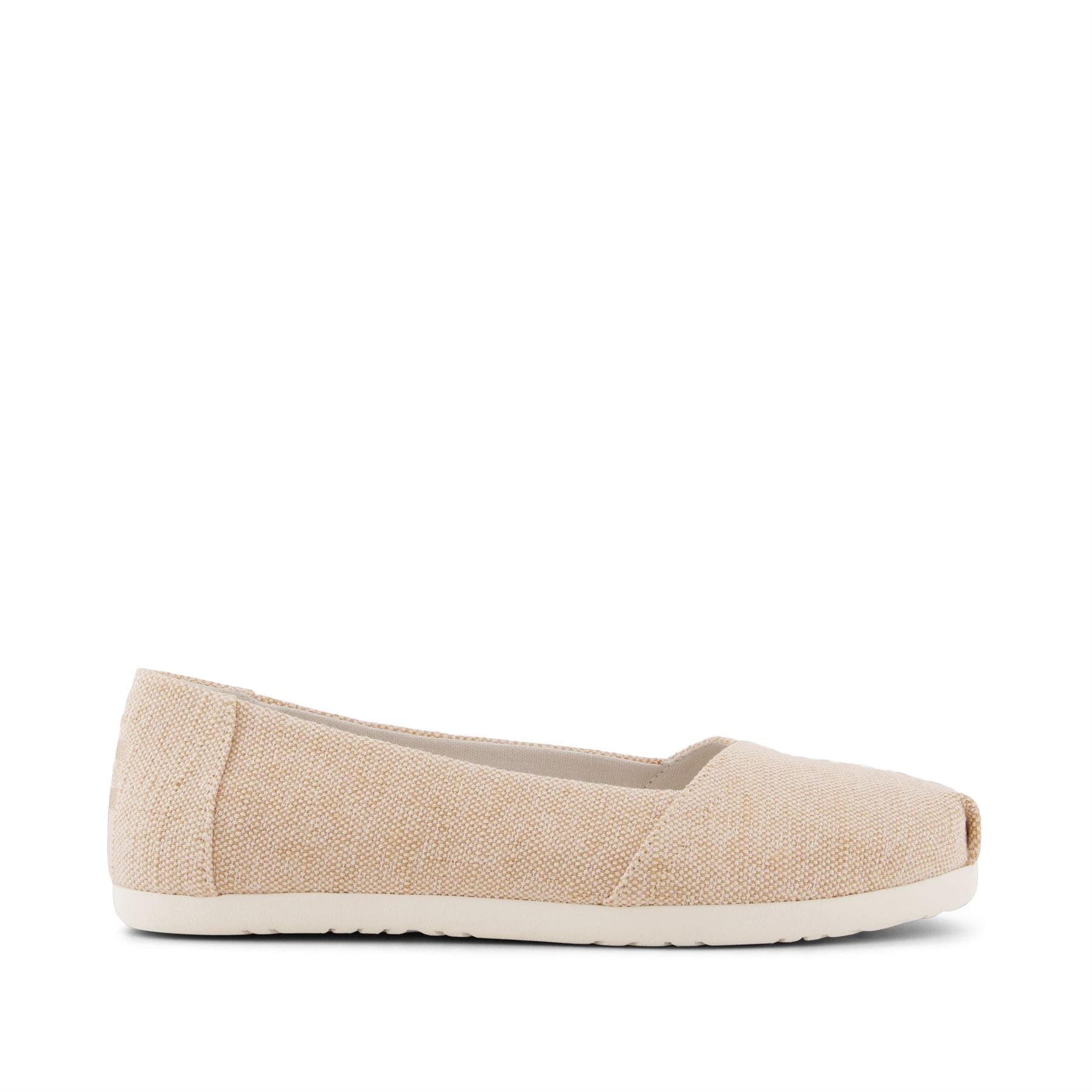 TOMS Alpargata Ballet Canvas Women's Champagne Espadrilles
