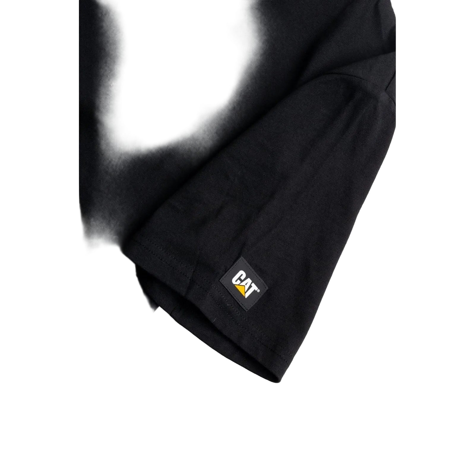 Caterpillar Essentials Short-sleeve Cotton Men's Black T-Shirt