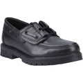 Hush Puppies Lucy Leather Youth Girl's Black Shoes