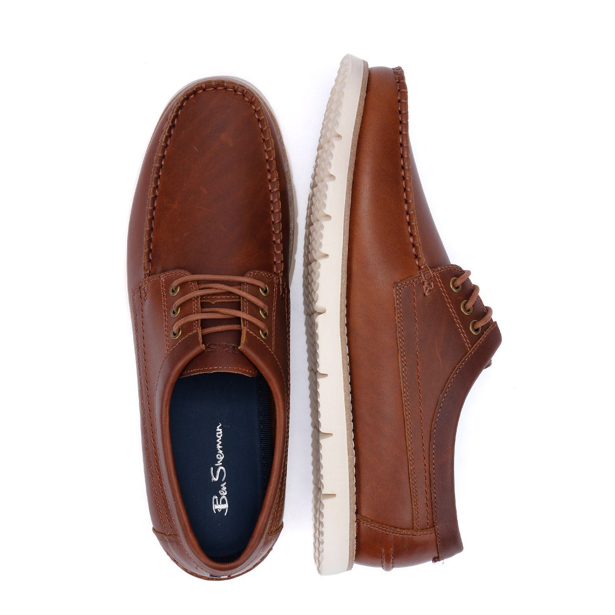 Ben Sherman Soho Suede Men's Brown Lace-Up Shoes