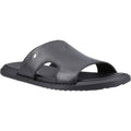 Hush Puppies Callum Slide Leather Men's Black Sandals