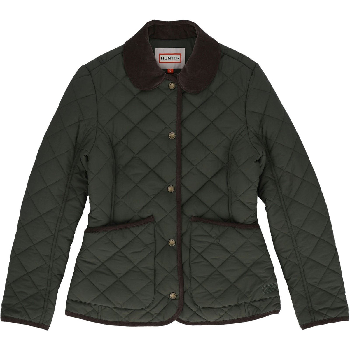 Hunter Originals Quilted Jacket Women's Green Quilted Jackets
