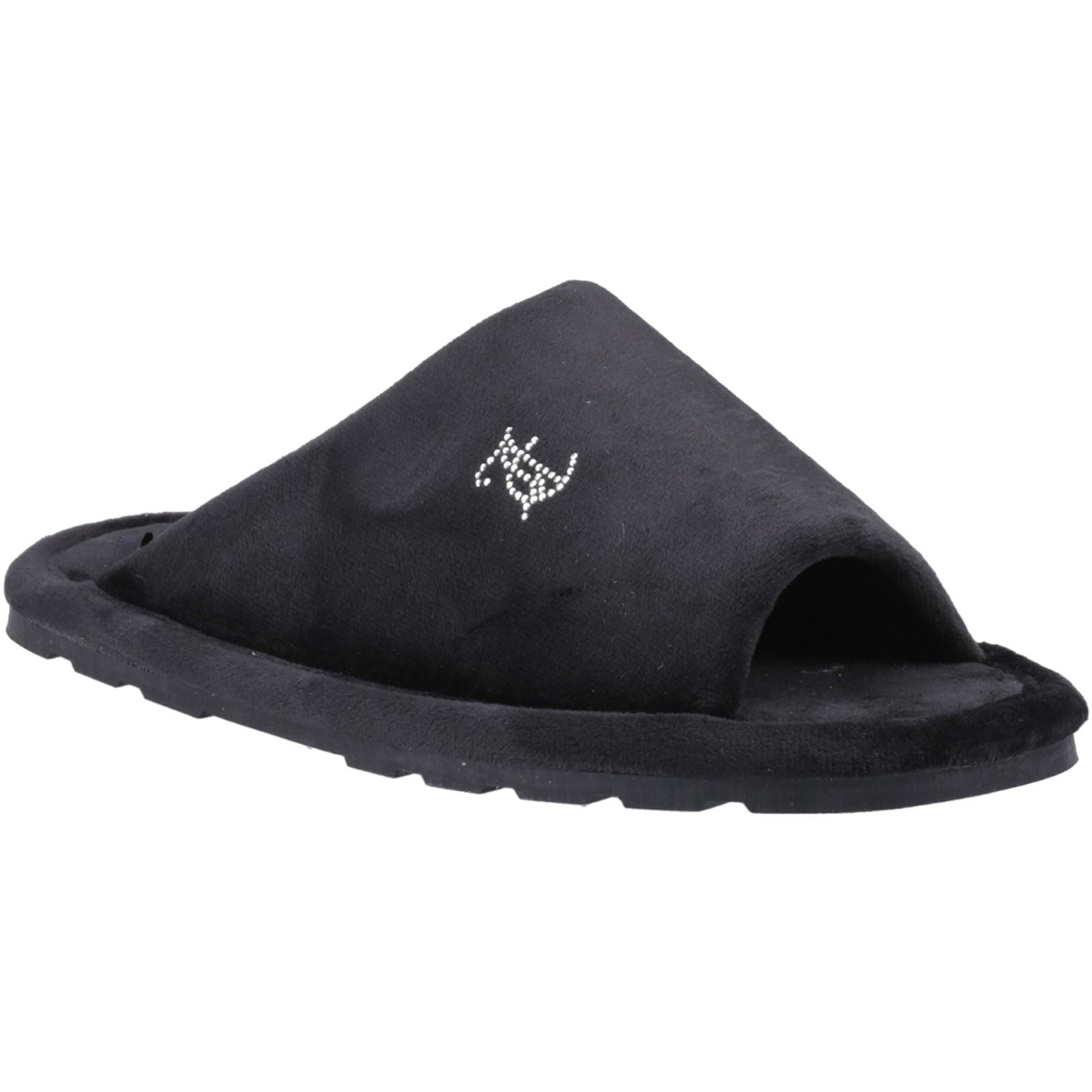 Juicy Couture Vivien Synthetic Women's Black Slippers